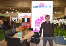 Andre Satter van Satter Orchids, een orchideeenkweker die gespecialiseerd is op de retail.